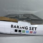 New 22 Piece Silicone Baking Set Grey  Damaged Box