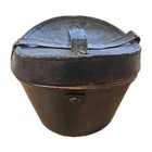 Rare Antique Victorian  Top Hat Case Leather