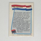 1991-92 Hoops Team Usa Coach Mike Krzyzewski Duke Coach K Basketball Card  588