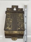 Antique Black Cast Iron Wall Hanging Match Holder Safe
