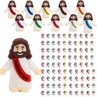 100 Pack Little Jesus Figures Loves You  Tiny Mini Jesus Figurines In Bulk New  