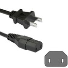 Hqrp Ac Power Cord Compatible With Denon Avr-3805 Avr-3806 Iec C17 To Nema 1-15p