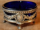18th C Louis Xvi  958 Neoclassical Silver Salt Cellar  paris jacques Favre 1794 