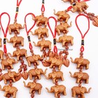 12 Pc Feng Shui Chinese Oriental Good Luck Door car Charm Elephant Amulet Tassel