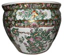    30 huge Vintage Chinese Porcelain Enamel Famille Rose Koi Fish Bowl Planter