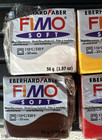 Lot Of 7 Fimo Soft Including 1 Effect Polymer Clay