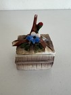 Vintage Capodimonte Carlo Savastano Floral Italy Trinket Box - Read