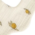 Baby Petal Shape Bib Cotton Lovely Moisture Absorption Soft Breathable Baby