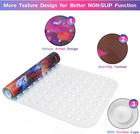 Xl Shower Mat Non Slip - 27x27 Bath Mat For Shower Stall Or Large Bathtub Mat Wi