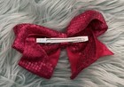 Jojo Siwa Girls Hair Bow Pink Sequin Alligator Clip 5 Inch