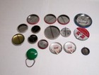 Vintage Assorted Slogan Advertising Button Pin Lot  16pcs  