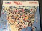 Vintage 1986 Travel America Puzzle Travel 1000 Piece Jigsaw Puzzle Sealed Usa