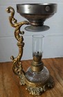 Antique Vapo Cresolene Miniature Kerosene Oil Lamp Apothecary Medical Vaporizer