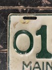 Cool Pair Of Vintage 1938 Maine Me Station Wagon License Plates  o-1668     