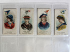 Dukes Cigarettes 1889-1890 Yacht Colors Of The World Lot Of 4 Women