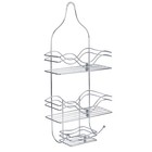 Chrome Shower Caddy 3 Tier Hanging Storage Organizer W  Hooks   Soap Dish New