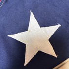 Wwii Era 48star American Flag 5x9 5ft Sewn Applique Cotton Bunting Canvas Header