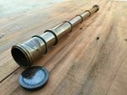 Vintage Solid Brass Marine Time Pirate Telescope Spyglass Handmade Gift Item New