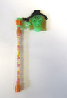 Vintage Halloween Plastic Witch Ratchet Noisemaker Candy Container