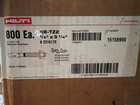  25  Concrete Wedge Anchor Bolts 1 4 X 3-1 4 Includes Nuts   Washers Hilti