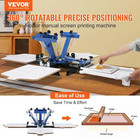 Vevor 4color 4 Station High Quality Silk Press Screen T-shirt Printing Machine