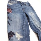 Abercrombie Fitch Jeans Size 24 00 Floral Distressed Annie Girlfriend 