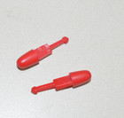 Vintage Battlestar Galactica Colonial Viper Missiles Lot Of 2 1978 Damaged