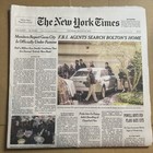 The New York Times News Papers Lot 28 August 7 Through 31 September 1 2 3 - 2025