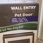 Petsafe Wall Entry Aluminum Pet Door - Large  new In Box 