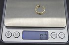 10k Yellow Solid Gold Engraved Heart Design Toe Ring 3 2 Mm 0 7 Gram