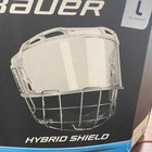 Bauer Hybrid Hockey Helmet Shield   Half Visor Bubble Cage Combo Csa Hecc Ce