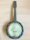 Vintage Dulcetta London Mandolin Banjo Crocodile Orig Hard Case 8 String Project