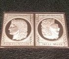 1849 France Proof Sterling Silver Stamp Ingot Postmasters Society 16 5 Grams