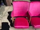 Vintage Movie Theater Seats Hot Pink