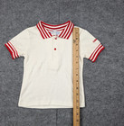 Vintage Oshkosh Bgosh Polo Shirt Baby Boys 24m Red Ringer Preppy Retro Timeless
