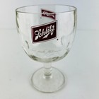Schlitz - The Beer That Made Milwaukee Famous Champagne Chalice Glass Vintage