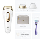 Ipl Hair Removal Device Pro 5 Permanent Light Treatment W 2 Caps Pouch Pl5157