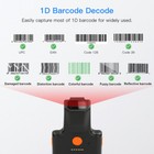 Eyoyo 1d Laser Bluetooth Barcode Scanner Phone Back Clip Reader Work With Phone