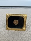 Vtg 1993 Elias 18kt Gold Plated Pewter Frame  2 1 8  X 2 5 8  Rectangle  2803
