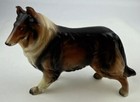 Collie Dog Figurine Mcm Kitsch Lassie 5  Tall Tv855 Porcelain Vintage 