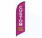 Custom Advertising Feather Flags Outside Business Personalized Logo  only Flag  