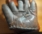 Vintage 1930 s  bruce Campbell   Marathon Split Finger Fielders Glove Mitt