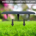 4 Pcs Large Stepping Stones Outdoor Garden Walkway Durable Plastic Pavers