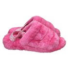 Nwot Ugg Fluff Yeah Slide Slippers Pink Fuzzy Sandals Women s Size 9