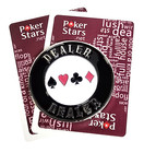 2  Metal Poker- Card Game Dealer Button