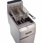 Patriot Pt-f4-ng 45-50 Lb  Commercial Stainless Steel Natural Gas Floor Fryer