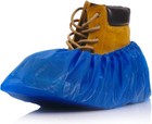 Heavy Duty Disposable Shoe Covers  Extra Large 6 7x17 7 In  Thick 0 3 Oz  Wat   