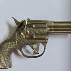 Vintage Hubley Pet Cap Gun Single Shot Mini Pistol 6  Western Cowboy Toy