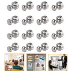 12-24x Mini Fridge Magnets Whiteboard Refrigerator Strong Metal Magnets Push Pin