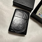 Resident Evil 6 Leon Zippo Lighter Genuine Leather Wrap Rare 13 Year Model